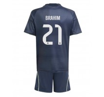 Real Madrid Brahim Diaz #21 Koszulka Wyjazdowa dzieci 2025-26 Krótki Rękaw (+ krótkie spodenki)